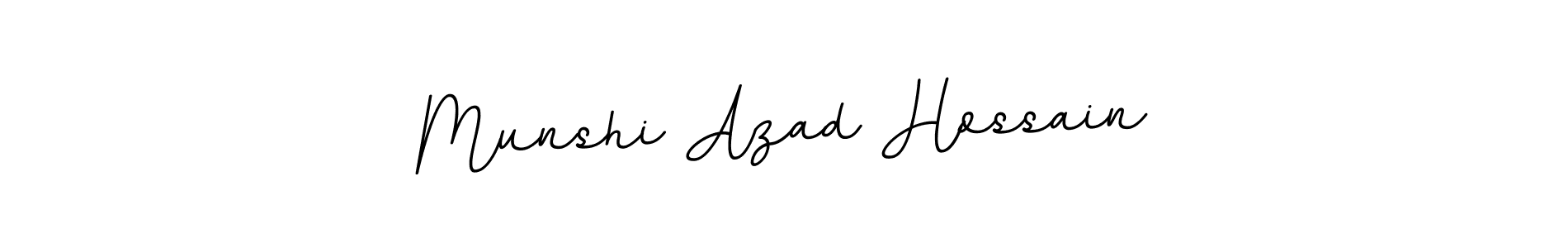 Create a beautiful signature design for name Munshi Azad Hossain. With this signature (BallpointsItalic-DORy9) fonts, you can make a handwritten signature for free. Munshi Azad Hossain signature style 11 images and pictures png