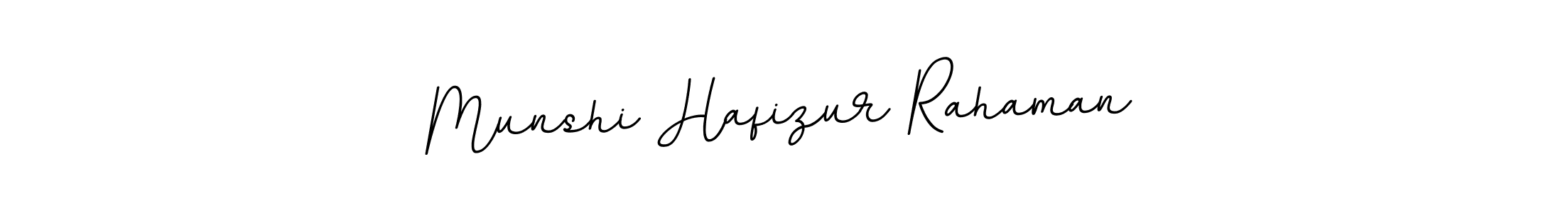 How to make Munshi Hafizur Rahaman name signature. Use BallpointsItalic-DORy9 style for creating short signs online. This is the latest handwritten sign. Munshi Hafizur Rahaman signature style 11 images and pictures png