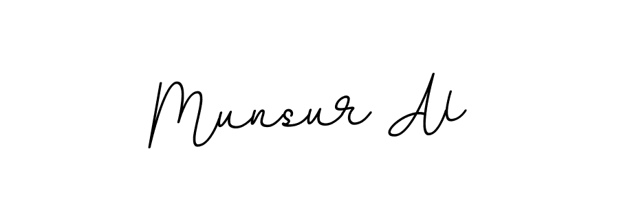 It looks lik you need a new signature style for name Munsur Al. Design unique handwritten (BallpointsItalic-DORy9) signature with our free signature maker in just a few clicks. Munsur Al signature style 11 images and pictures png