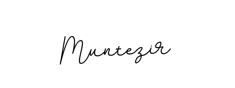 Create a beautiful signature design for name Muntezir. With this signature (BallpointsItalic-DORy9) fonts, you can make a handwritten signature for free. Muntezir signature style 11 images and pictures png