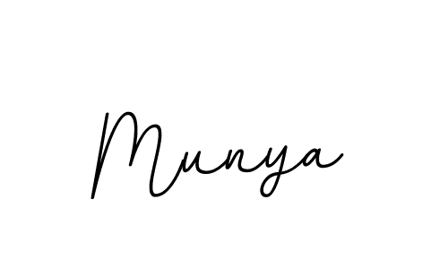 Munya stylish signature style. Best Handwritten Sign (BallpointsItalic-DORy9) for my name. Handwritten Signature Collection Ideas for my name Munya. Munya signature style 11 images and pictures png