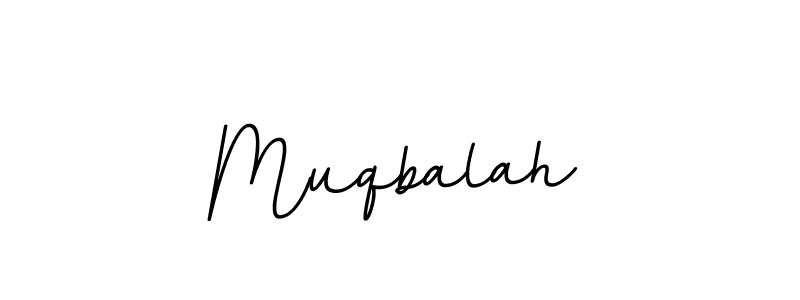 The best way (BallpointsItalic-DORy9) to make a short signature is to pick only two or three words in your name. The name Muqbalah include a total of six letters. For converting this name. Muqbalah signature style 11 images and pictures png