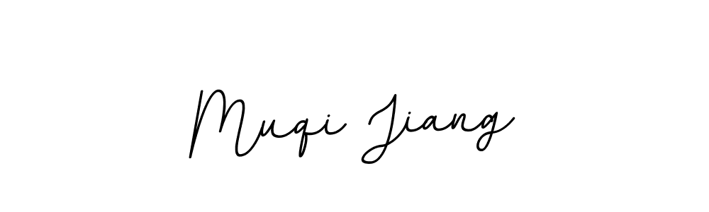 This is the best signature style for the Muqi Jiang name. Also you like these signature font (BallpointsItalic-DORy9). Mix name signature. Muqi Jiang signature style 11 images and pictures png