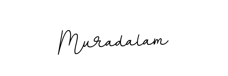 How to make Muradalam name signature. Use BallpointsItalic-DORy9 style for creating short signs online. This is the latest handwritten sign. Muradalam signature style 11 images and pictures png