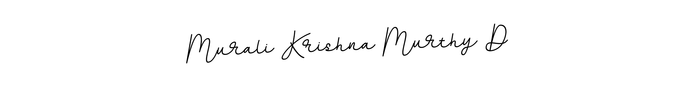 Create a beautiful signature design for name Murali Krishna Murthy D. With this signature (BallpointsItalic-DORy9) fonts, you can make a handwritten signature for free. Murali Krishna Murthy D signature style 11 images and pictures png