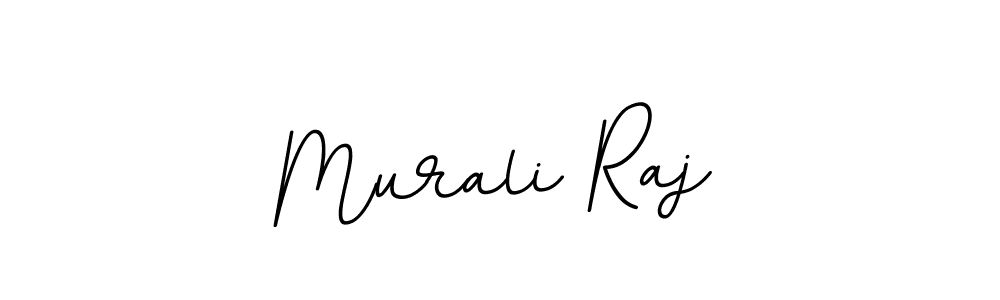 How to make Murali Raj name signature. Use BallpointsItalic-DORy9 style for creating short signs online. This is the latest handwritten sign. Murali Raj signature style 11 images and pictures png