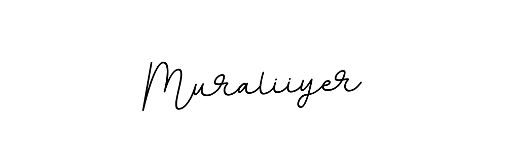 Create a beautiful signature design for name Muraliiyer. With this signature (BallpointsItalic-DORy9) fonts, you can make a handwritten signature for free. Muraliiyer signature style 11 images and pictures png