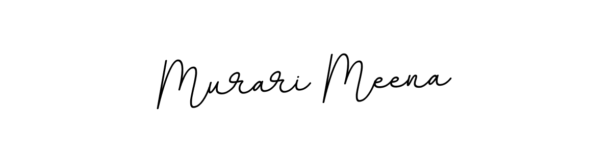 Design your own signature with our free online signature maker. With this signature software, you can create a handwritten (BallpointsItalic-DORy9) signature for name Murari Meena. Murari Meena signature style 11 images and pictures png
