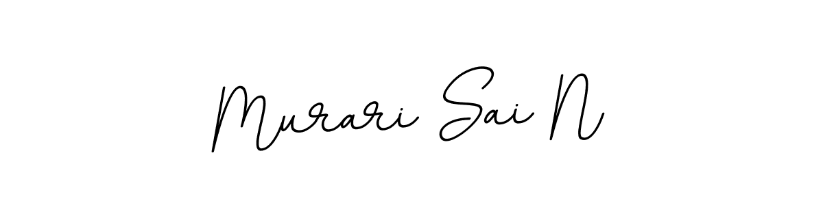 Make a beautiful signature design for name Murari Sai N. With this signature (BallpointsItalic-DORy9) style, you can create a handwritten signature for free. Murari Sai N signature style 11 images and pictures png