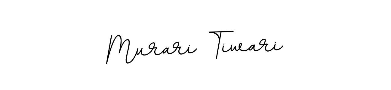 How to make Murari Tiwari name signature. Use BallpointsItalic-DORy9 style for creating short signs online. This is the latest handwritten sign. Murari Tiwari signature style 11 images and pictures png