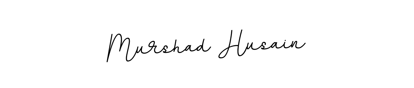 The best way (BallpointsItalic-DORy9) to make a short signature is to pick only two or three words in your name. The name Murshad Husain include a total of six letters. For converting this name. Murshad Husain signature style 11 images and pictures png