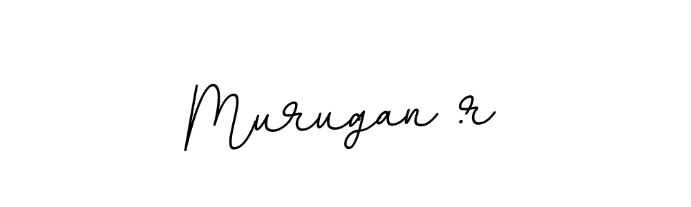 It looks lik you need a new signature style for name Murugan .r. Design unique handwritten (BallpointsItalic-DORy9) signature with our free signature maker in just a few clicks. Murugan .r signature style 11 images and pictures png