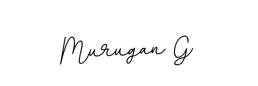 How to make Murugan G name signature. Use BallpointsItalic-DORy9 style for creating short signs online. This is the latest handwritten sign. Murugan G signature style 11 images and pictures png