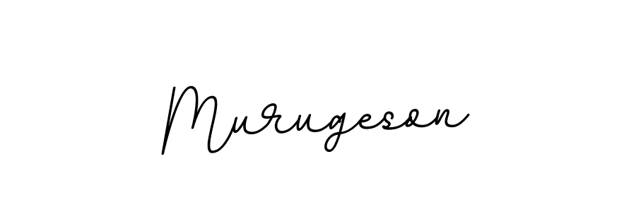 Make a beautiful signature design for name Murugeson. With this signature (BallpointsItalic-DORy9) style, you can create a handwritten signature for free. Murugeson signature style 11 images and pictures png