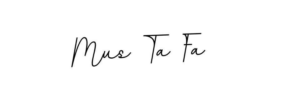 How to make Mus Ta Fa signature? BallpointsItalic-DORy9 is a professional autograph style. Create handwritten signature for Mus Ta Fa name. Mus Ta Fa signature style 11 images and pictures png