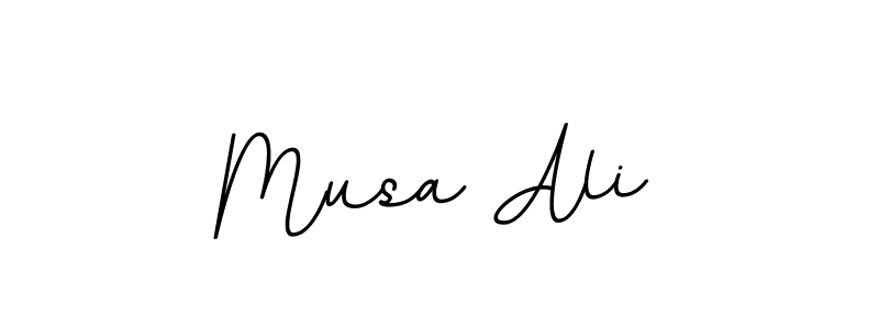 Make a beautiful signature design for name Musa Ali. With this signature (BallpointsItalic-DORy9) style, you can create a handwritten signature for free. Musa Ali signature style 11 images and pictures png