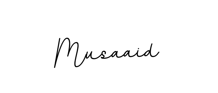 Create a beautiful signature design for name Musaaid. With this signature (BallpointsItalic-DORy9) fonts, you can make a handwritten signature for free. Musaaid signature style 11 images and pictures png