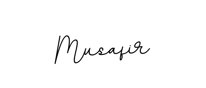 How to make Musafir name signature. Use BallpointsItalic-DORy9 style for creating short signs online. This is the latest handwritten sign. Musafir signature style 11 images and pictures png