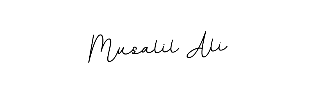 BallpointsItalic-DORy9 is a professional signature style that is perfect for those who want to add a touch of class to their signature. It is also a great choice for those who want to make their signature more unique. Get Musalil Ali name to fancy signature for free. Musalil Ali signature style 11 images and pictures png