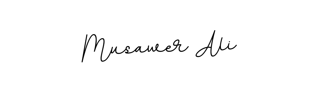 How to make Musawer Ali name signature. Use BallpointsItalic-DORy9 style for creating short signs online. This is the latest handwritten sign. Musawer Ali signature style 11 images and pictures png