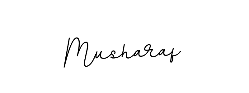 Design your own signature with our free online signature maker. With this signature software, you can create a handwritten (BallpointsItalic-DORy9) signature for name Musharaf. Musharaf signature style 11 images and pictures png