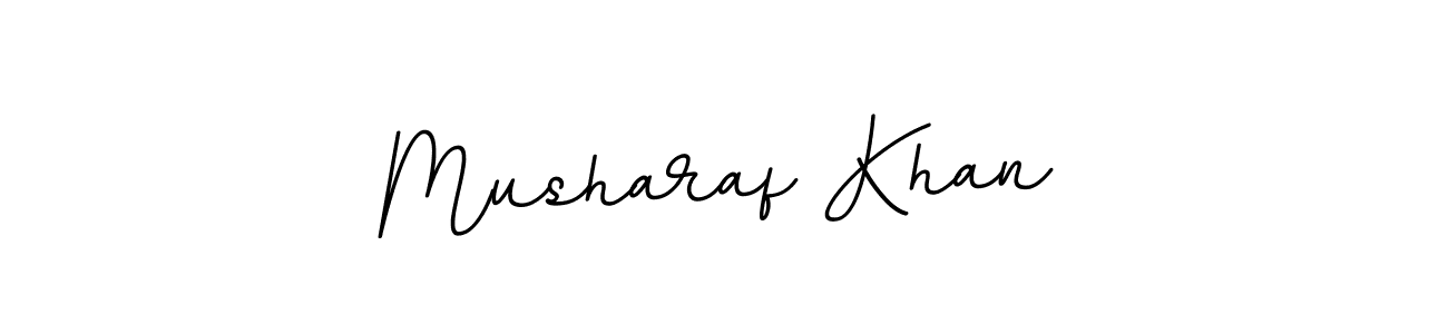Create a beautiful signature design for name Musharaf Khan. With this signature (BallpointsItalic-DORy9) fonts, you can make a handwritten signature for free. Musharaf Khan signature style 11 images and pictures png