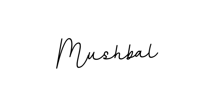 Make a beautiful signature design for name Mushbal. With this signature (BallpointsItalic-DORy9) style, you can create a handwritten signature for free. Mushbal signature style 11 images and pictures png