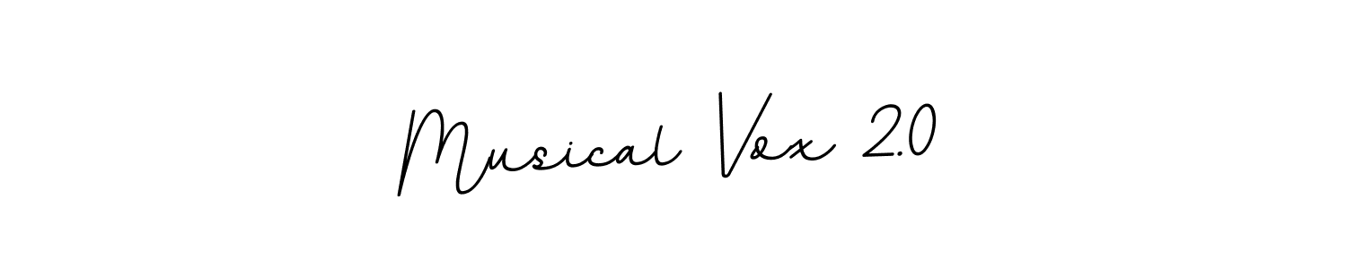 This is the best signature style for the Musical Vox 2.0 name. Also you like these signature font (BallpointsItalic-DORy9). Mix name signature. Musical Vox 2.0 signature style 11 images and pictures png