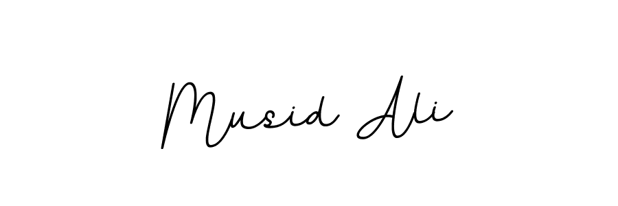 Musid Ali stylish signature style. Best Handwritten Sign (BallpointsItalic-DORy9) for my name. Handwritten Signature Collection Ideas for my name Musid Ali. Musid Ali signature style 11 images and pictures png