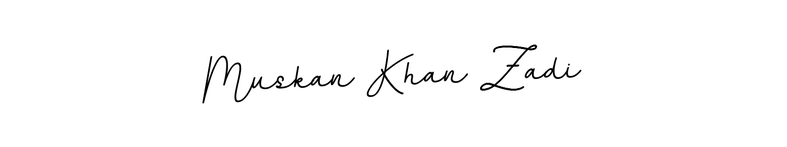 The best way (BallpointsItalic-DORy9) to make a short signature is to pick only two or three words in your name. The name Muskan Khan Zadi include a total of six letters. For converting this name. Muskan Khan Zadi signature style 11 images and pictures png