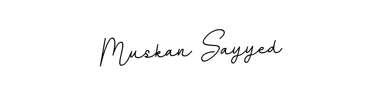 Muskan Sayyed stylish signature style. Best Handwritten Sign (BallpointsItalic-DORy9) for my name. Handwritten Signature Collection Ideas for my name Muskan Sayyed. Muskan Sayyed signature style 11 images and pictures png