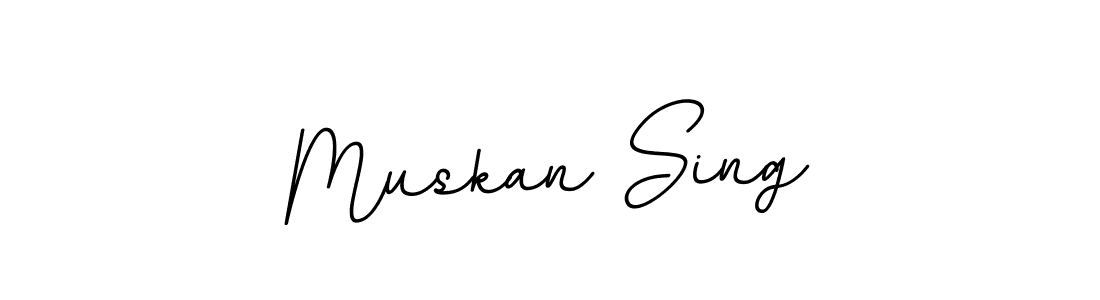 if you are searching for the best signature style for your name Muskan Sing. so please give up your signature search. here we have designed multiple signature styles  using BallpointsItalic-DORy9. Muskan Sing signature style 11 images and pictures png