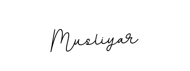 Musliyar stylish signature style. Best Handwritten Sign (BallpointsItalic-DORy9) for my name. Handwritten Signature Collection Ideas for my name Musliyar. Musliyar signature style 11 images and pictures png