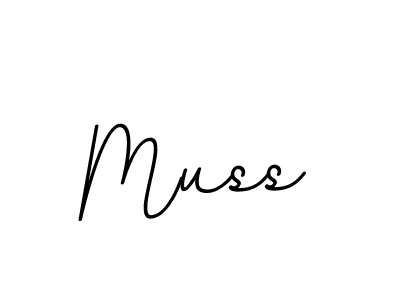 How to make Muss signature? BallpointsItalic-DORy9 is a professional autograph style. Create handwritten signature for Muss name. Muss signature style 11 images and pictures png