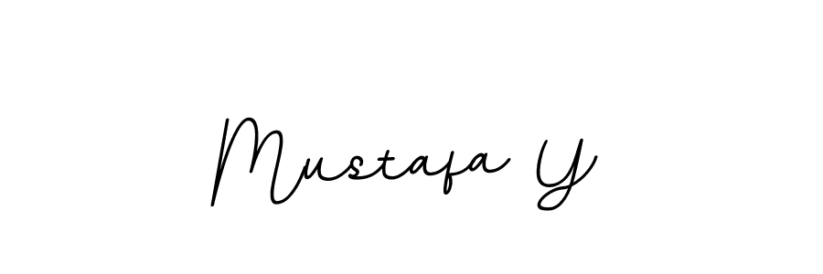 Create a beautiful signature design for name Mustafa Y. With this signature (BallpointsItalic-DORy9) fonts, you can make a handwritten signature for free. Mustafa Y signature style 11 images and pictures png