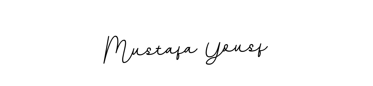 Use a signature maker to create a handwritten signature online. With this signature software, you can design (BallpointsItalic-DORy9) your own signature for name Mustafa Yousf. Mustafa Yousf signature style 11 images and pictures png