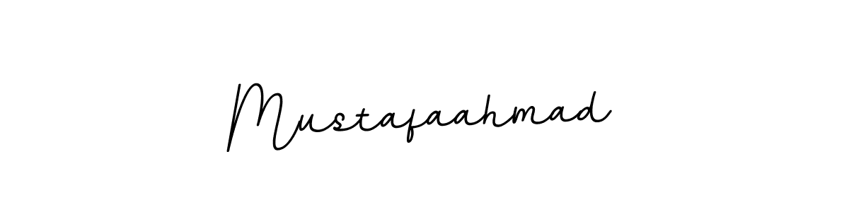 Make a beautiful signature design for name Mustafaahmad. With this signature (BallpointsItalic-DORy9) style, you can create a handwritten signature for free. Mustafaahmad signature style 11 images and pictures png