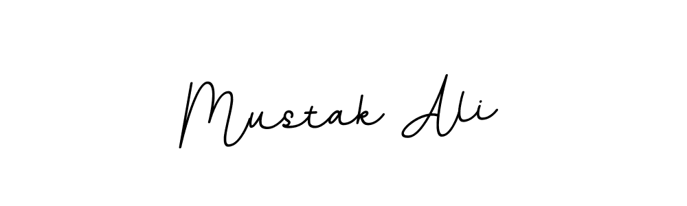 Design your own signature with our free online signature maker. With this signature software, you can create a handwritten (BallpointsItalic-DORy9) signature for name Mustak Ali. Mustak Ali signature style 11 images and pictures png