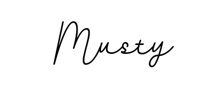 Style your name Musty with confidence using BallpointsItalic-DORy9 signature design. Simple, elegant, and ready for immediate document use. Musty signature style 11 images and pictures png
