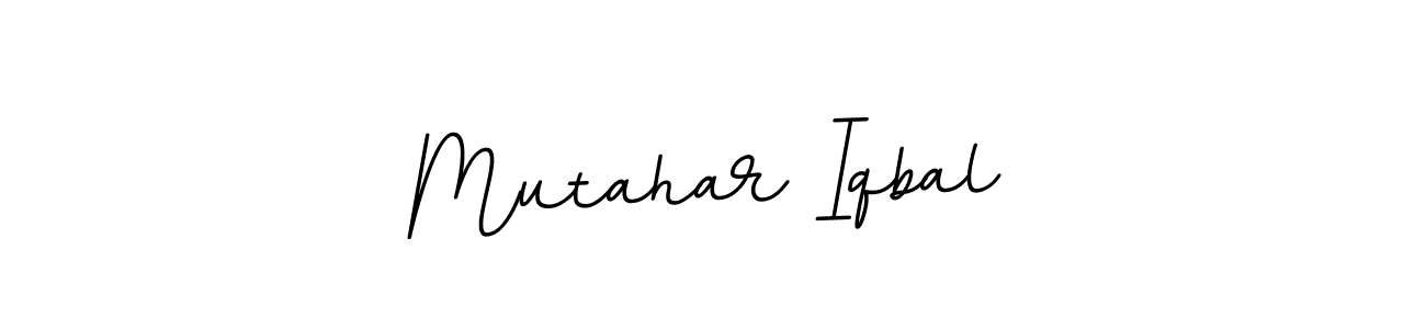 You should practise on your own different ways (BallpointsItalic-DORy9) to write your name (Mutahar Iqbal) in signature. don't let someone else do it for you. Mutahar Iqbal signature style 11 images and pictures png