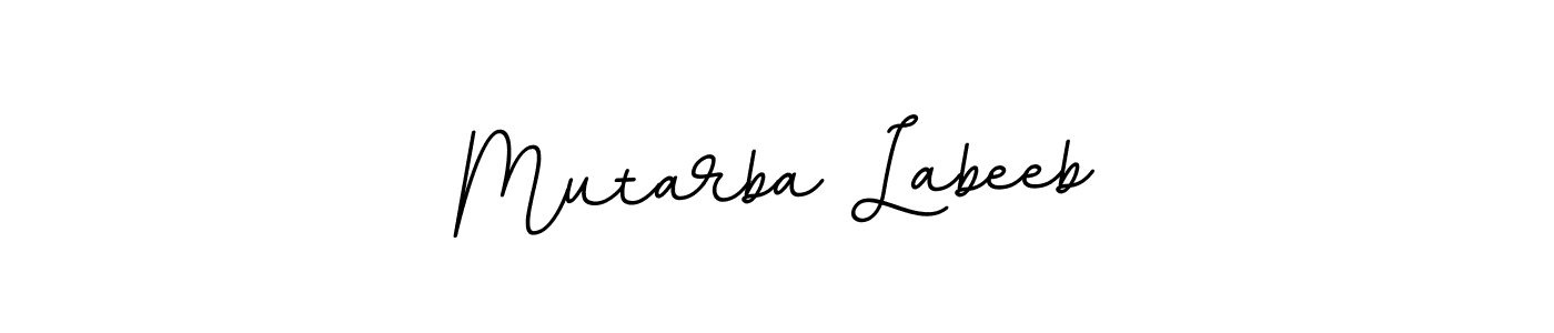 Also You can easily find your signature by using the search form. We will create Mutarba Labeeb name handwritten signature images for you free of cost using BallpointsItalic-DORy9 sign style. Mutarba Labeeb signature style 11 images and pictures png