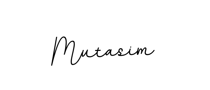Mutasim stylish signature style. Best Handwritten Sign (BallpointsItalic-DORy9) for my name. Handwritten Signature Collection Ideas for my name Mutasim. Mutasim signature style 11 images and pictures png