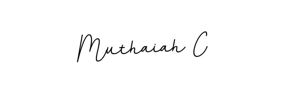Also You can easily find your signature by using the search form. We will create Muthaiah C name handwritten signature images for you free of cost using BallpointsItalic-DORy9 sign style. Muthaiah C signature style 11 images and pictures png