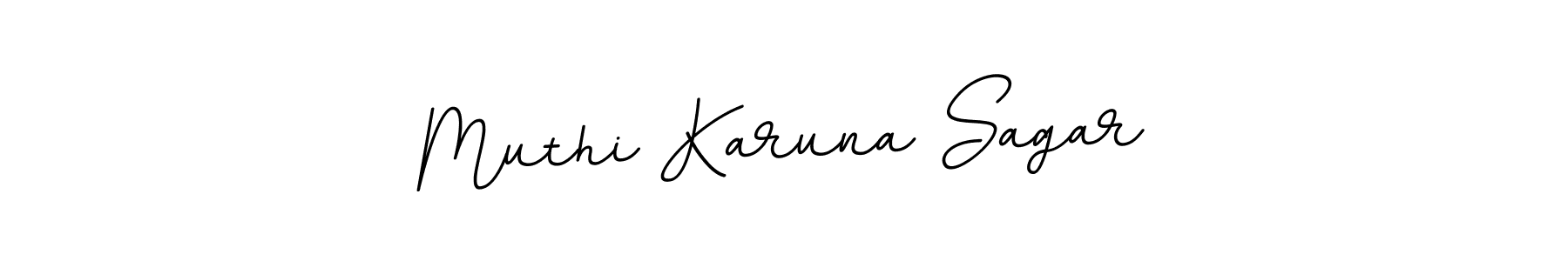 Once you've used our free online signature maker to create your best signature BallpointsItalic-DORy9 style, it's time to enjoy all of the benefits that Muthi Karuna Sagar name signing documents. Muthi Karuna Sagar signature style 11 images and pictures png