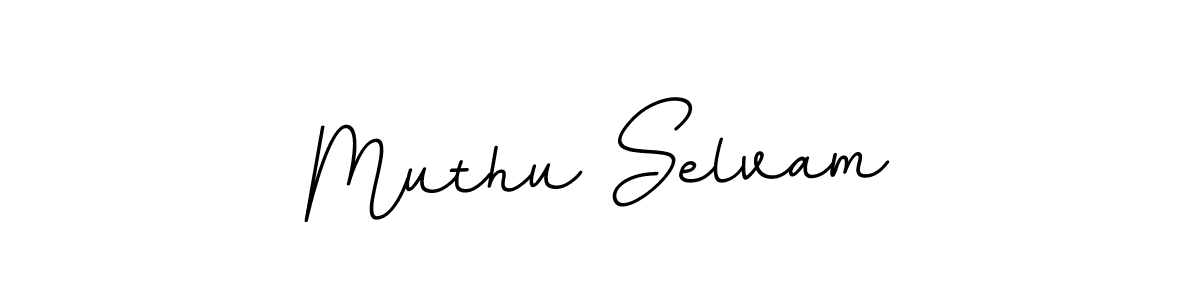 Make a beautiful signature design for name Muthu Selvam. With this signature (BallpointsItalic-DORy9) style, you can create a handwritten signature for free. Muthu Selvam signature style 11 images and pictures png