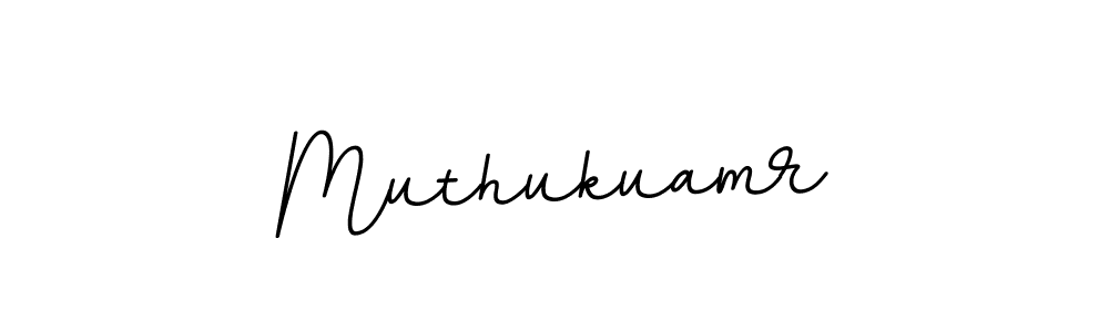 How to make Muthukuamr name signature. Use BallpointsItalic-DORy9 style for creating short signs online. This is the latest handwritten sign. Muthukuamr signature style 11 images and pictures png
