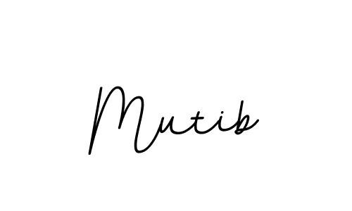 Create a beautiful signature design for name Mutib. With this signature (BallpointsItalic-DORy9) fonts, you can make a handwritten signature for free. Mutib signature style 11 images and pictures png
