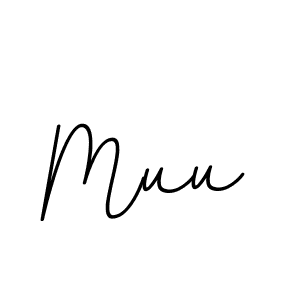 Create a beautiful signature design for name Muu. With this signature (BallpointsItalic-DORy9) fonts, you can make a handwritten signature for free. Muu signature style 11 images and pictures png