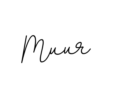 Create a beautiful signature design for name Muur. With this signature (BallpointsItalic-DORy9) fonts, you can make a handwritten signature for free. Muur signature style 11 images and pictures png