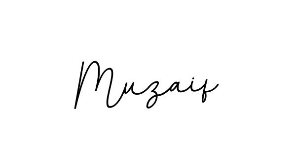 Use a signature maker to create a handwritten signature online. With this signature software, you can design (BallpointsItalic-DORy9) your own signature for name Muzaif. Muzaif signature style 11 images and pictures png